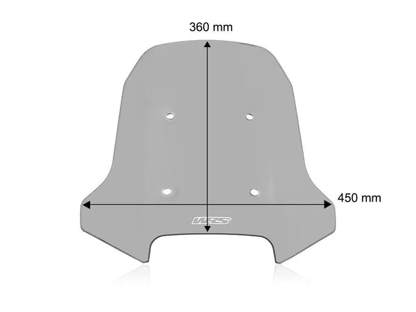 CFMoto 450 MT windscherm - getint WRS