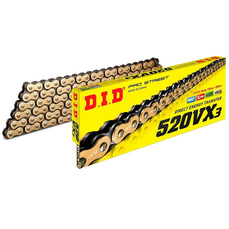 DID 520 VX3 goud/zwart