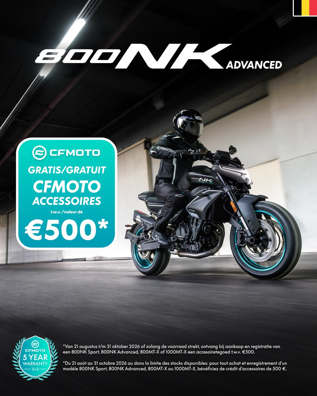 CFMoto 800 NK Advanced - Zircon Black