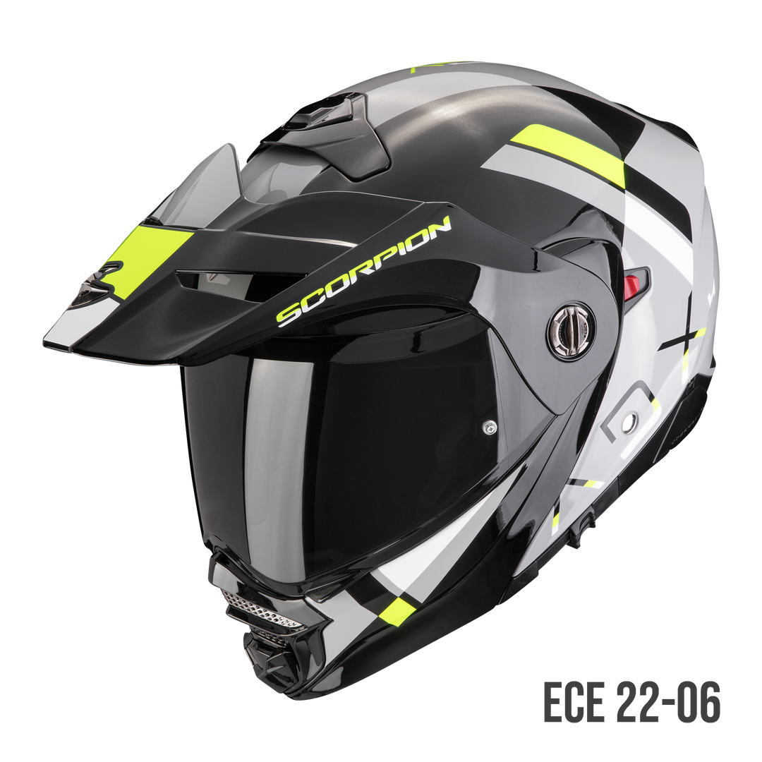 Scorpion ADX-2 systeem helm - zwart/geel