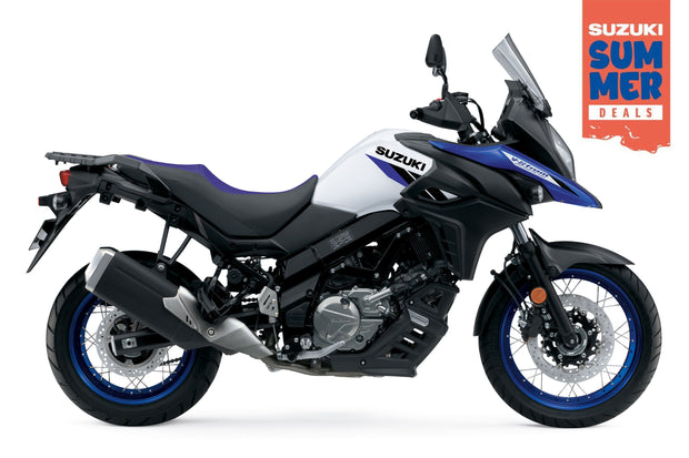V-Strom 650 XT - Pearl Vigor Bleu/Pearl Brilliant White