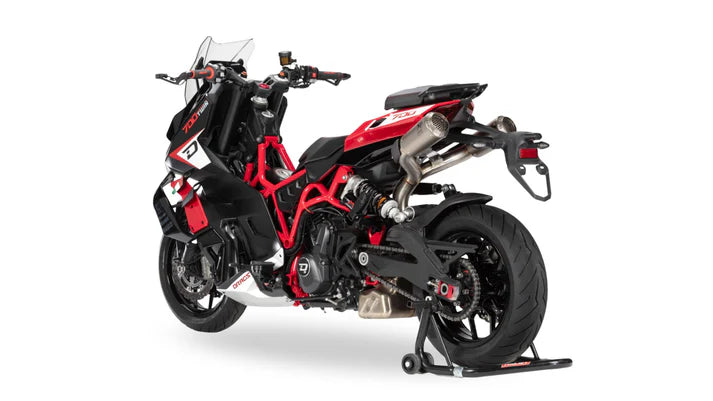 Italjet Dragster 700 Twin - zwart/rood