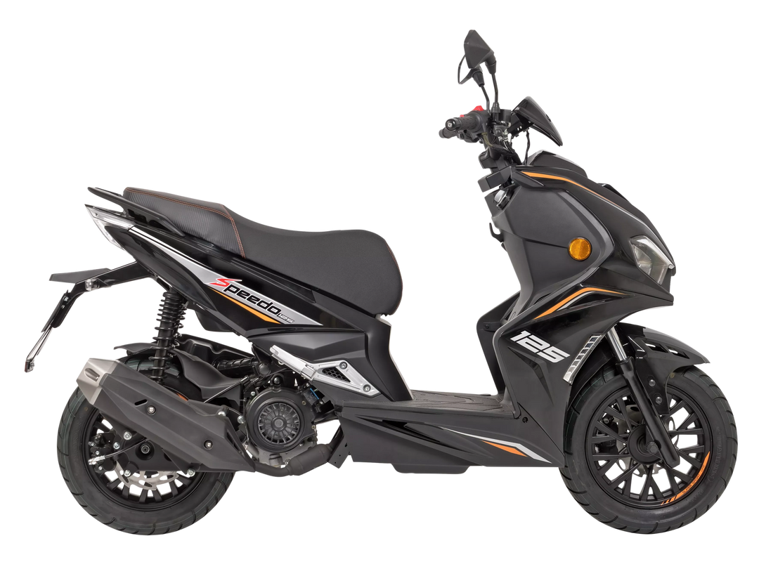 GTS Sportivo 50cc - Carbon Black/Red