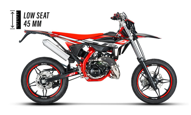 Beta RR 50 Motard Sport "verlaagd model" - zwart