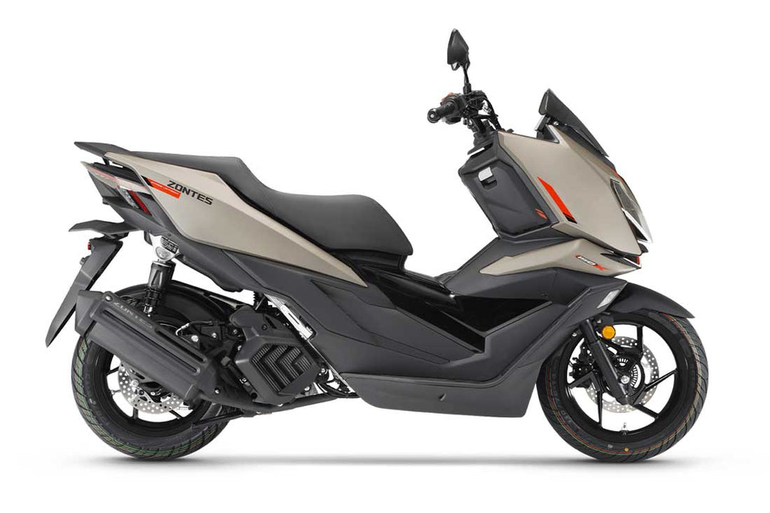 Zontes 125X LC - Matte Brown