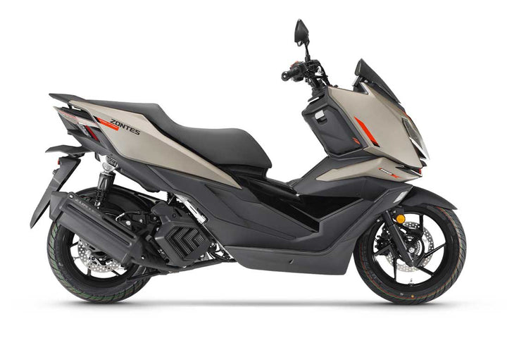 Zontes 125X LC - Matte Brown