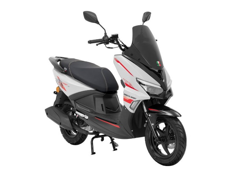 GTS Sirocco Sport Naked 50cc - Borasco Grey/Red