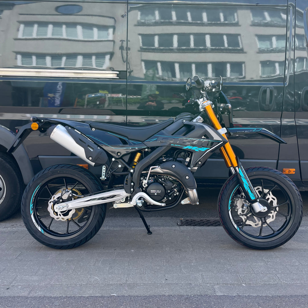 Rieju MRT 50 SM Pro - zwart/blauw