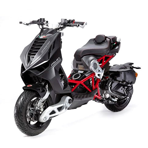 Italjet Dragster 125cc - Nero/Rosso