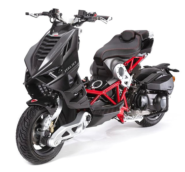 Italjet Dragster 300cc - Nero/Rosso