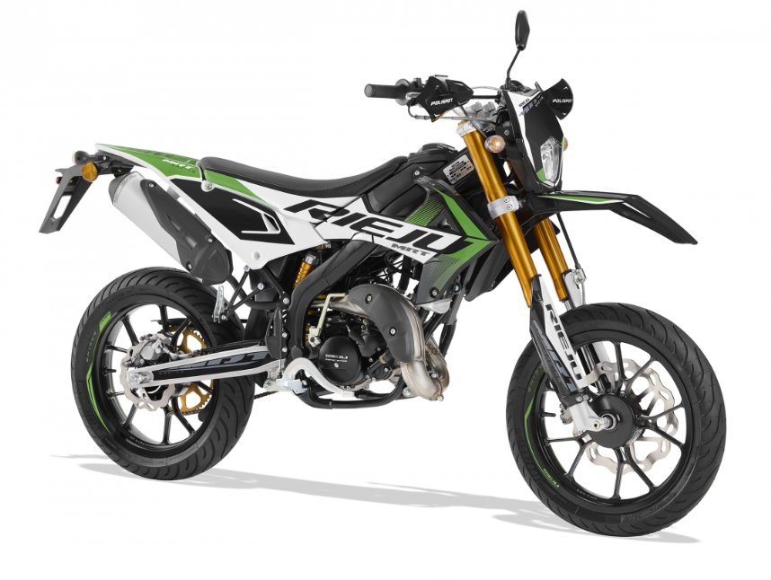 Rieju MRT 50 SM Pro zwart/groen – Antwerp Bike Store