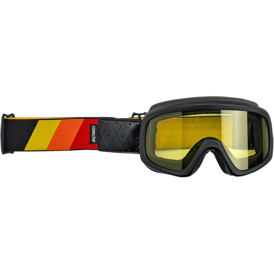 Biltwell Overland 2.0 retro bril - Tri Stripe