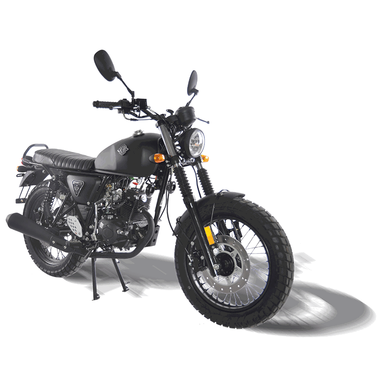 Archive Scrambler 50cc Zwart mat Antwerp Bike Store