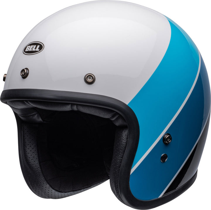 Bell Custom 500 Riff - Gloss White/Blue