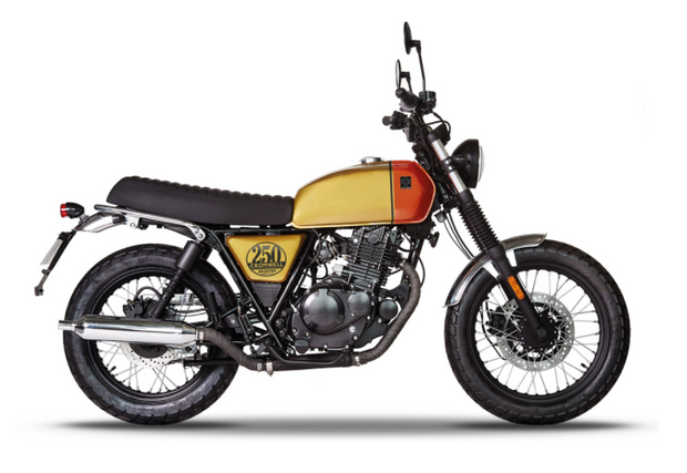 Brixton Cromwell 250cc - Desert gold/Clockwork orange