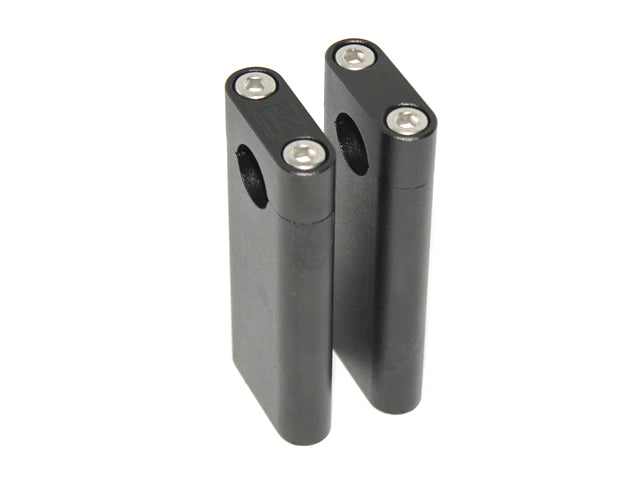 Kepspeed stuurklemmen 100mm hoog - Zwart