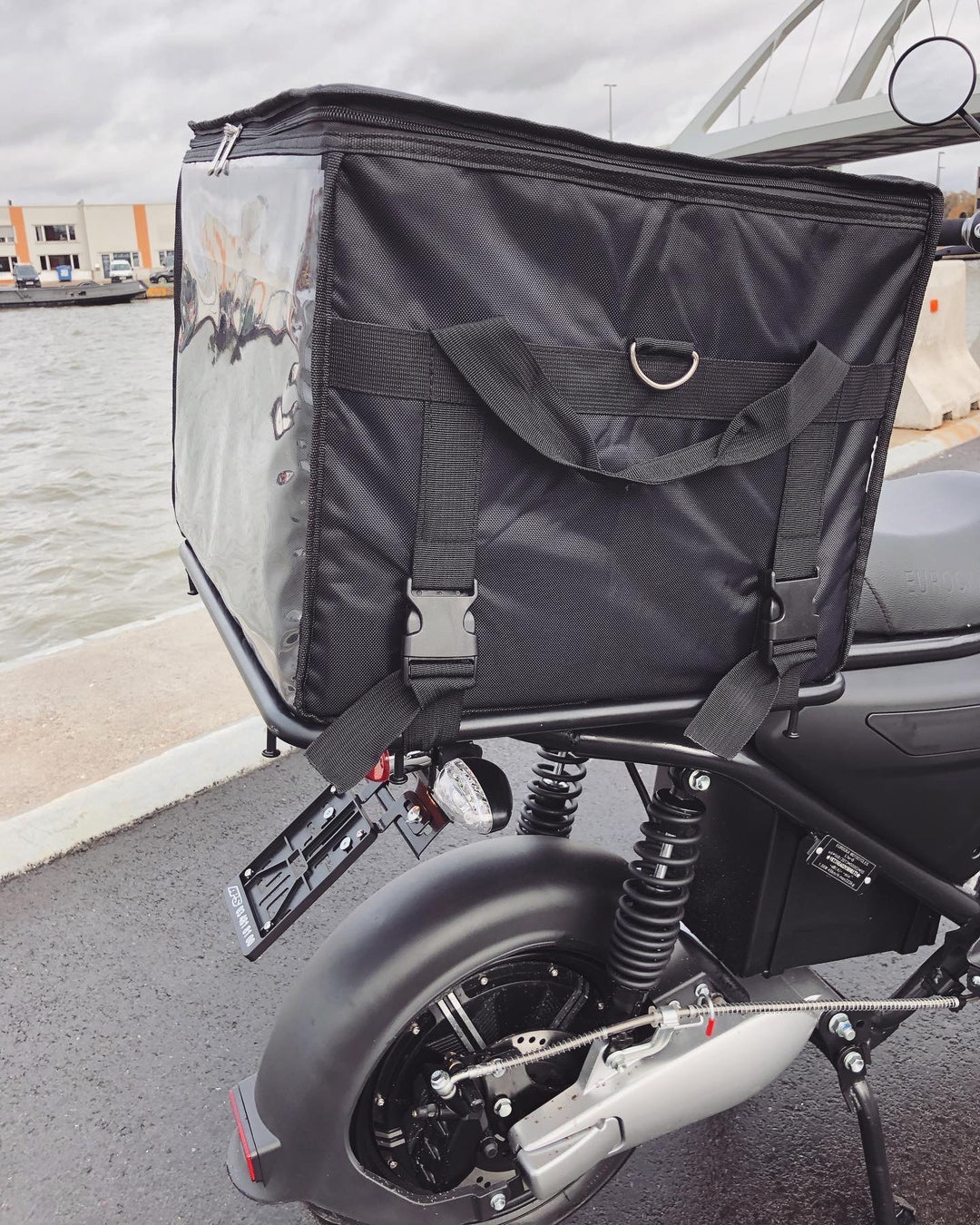 GTS E-move bezorg scooter - zwart