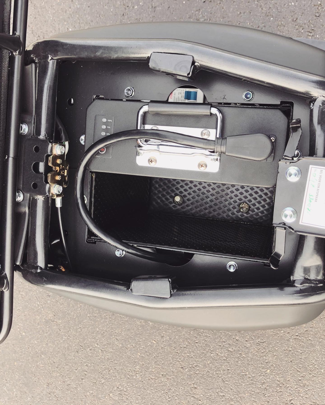 GTS E-move bezorg scooter - zwart