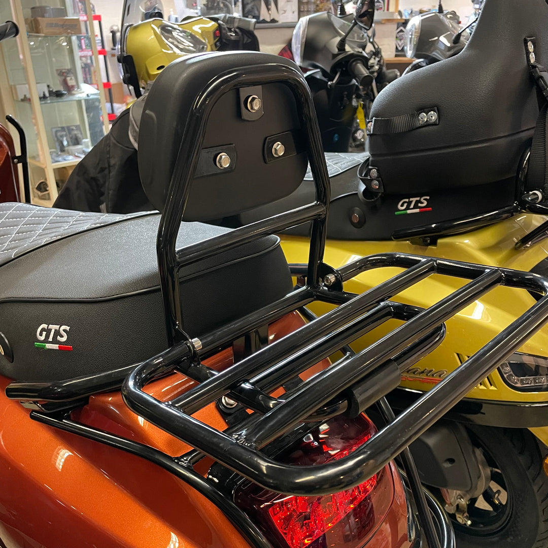 Toscana/AGM VX achterdrager met rugsteun - zwart