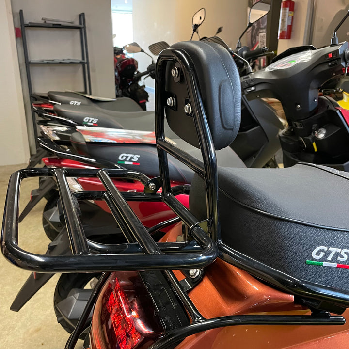 Toscana/AGM VX achterdrager met rugsteun - zwart