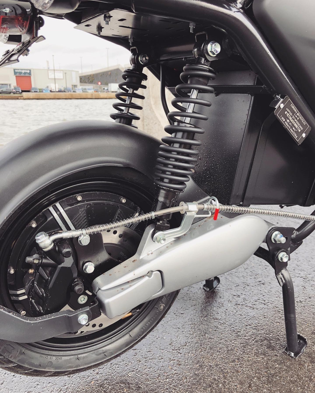 GTS E-move bezorg scooter - zwart