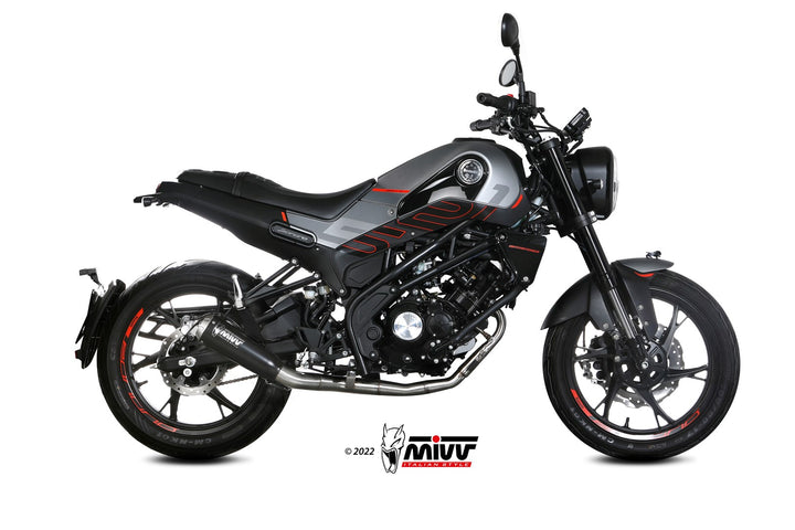 MIVV X-M1 Black uitlaat - Leoncino 125cc