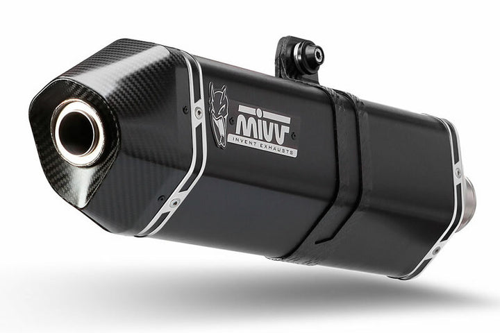 MIVV Black/carbon uitlaat - TRK X 500cc