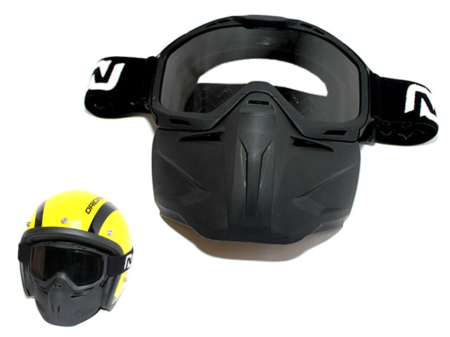 NoEnd Facemask retro - Transaprant