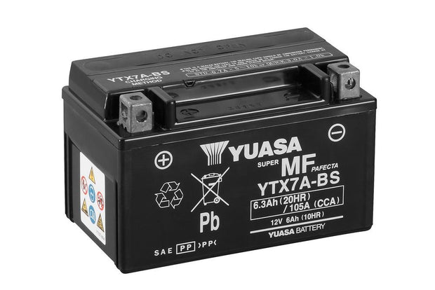 Yuasa YTX7A-BS 12V 6.3Ah